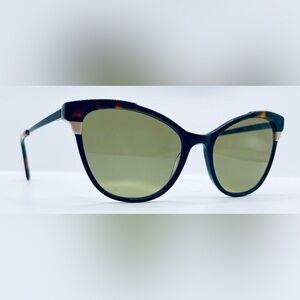 Wittnauer INES Black Oval Cat-Eye Sunglasses Frames Only